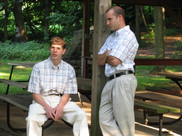 Planning and Prayer before the service (Danny & Jason)