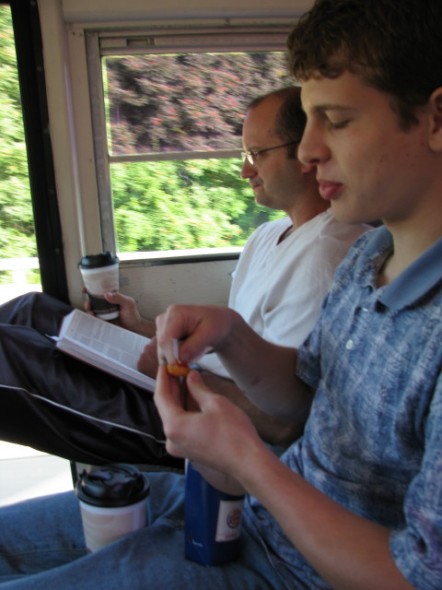 Great McDonalds' hashbrowns for breakfast served up with coffee and devotions