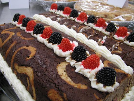 cake A scrumptious rasberry, walnut, mousse delight!
