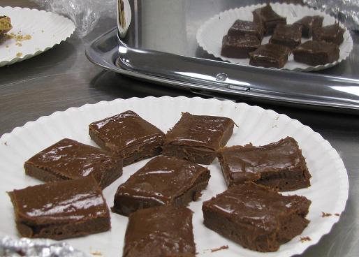 Chocolate Fudge--created by the home ec students at the school