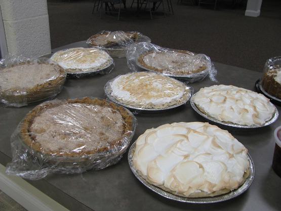 pies Lemon Meringue, Coconut Creme, Apple, Ground Cherry, Shoofly... just to name a few!