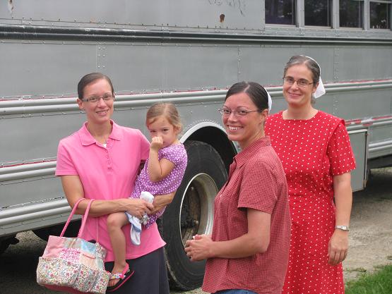 Denise, Brooklyn, Cristina (Eldon Miller's daughter, IN), and Sheryl 